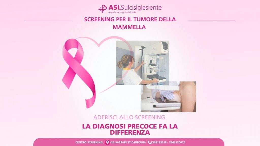 Riparte lo Screening Mammografico nella ASL Sulcis Iglesiente