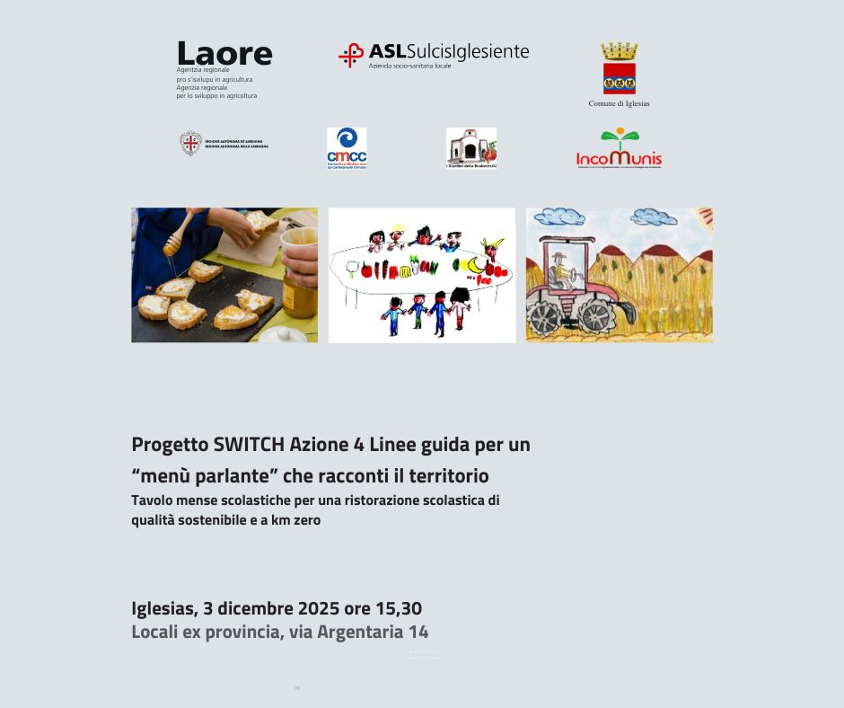 Progetto Switch. Linee guida per un menù che racconti il territorio