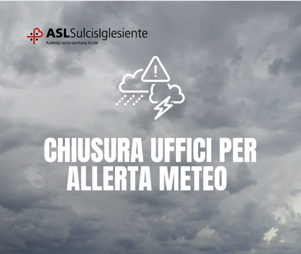 Allerta meteo – Disposizioni organizzative per le attività aziendali
