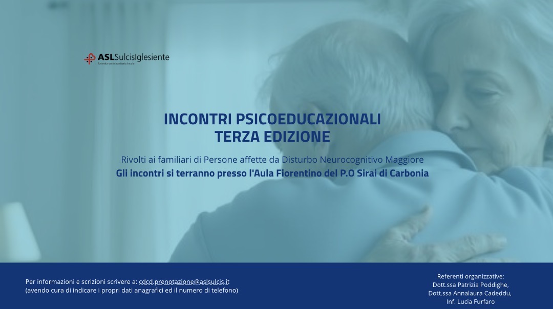 Centro Disturbi Cognitivi e Demenze: percorso per i caregiver